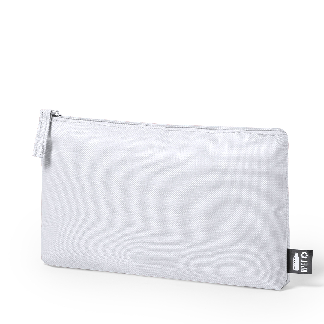 Necessaire em RPET 600D com etiqueta Akilax