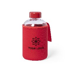 Garrafa de vidro 600 mL com bolsa softshell Flaber – foto 2