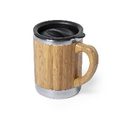 Chávena térmica 300 mL em bambu e inox Vanatin – foto 2