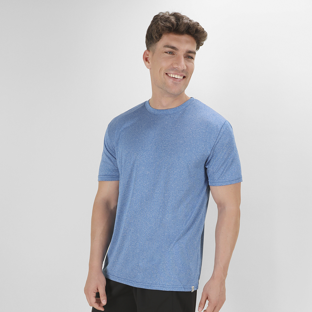 T-shirt técnica em poliéster reciclado mesclado Rits