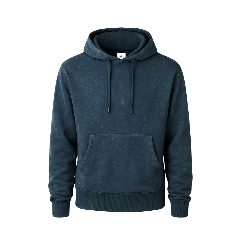 Sweatshirt com capuz efeito ganga lavada Grea – foto 6