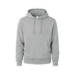 Sweatshirt com capuz efeito ganga lavada Grea – foto 5