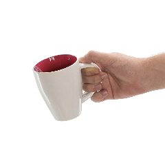 Caneca de cerâmica 350 mL com colher na pega Cotes – foto 6