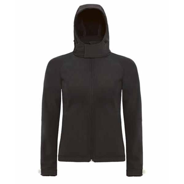 Casaco softshell com capuz para senhora